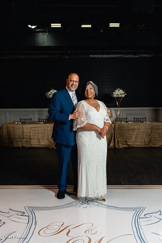 Wedding portrait of Karin and Walter in New Orleans.