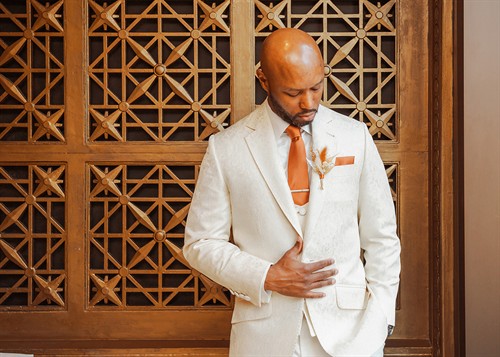 Groom portrait of Chazz at NOPSI Hotel in New Orleans.