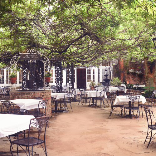 The Courtyard at the Court of Two Sisters