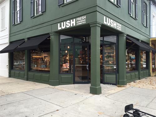 LUSH on Magazine St. featuring clear heat and UV reducing window film.