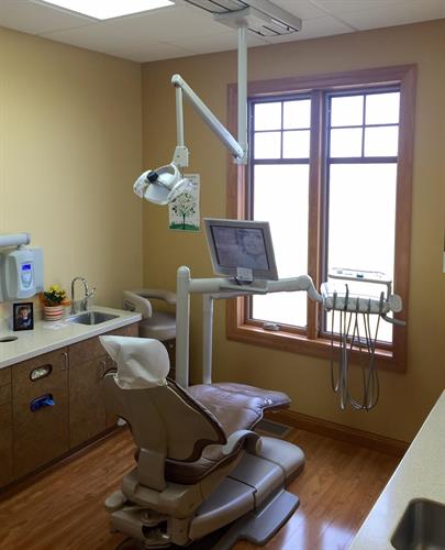 This is one of our exam rooms