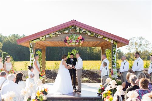 Outdoor Ceremony at The Farm at 95