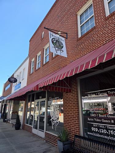 Front of store