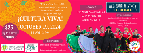 Latinos Activate JoCo Presenta: ¡Viva Cultura! Una celebración de la herencia hispana