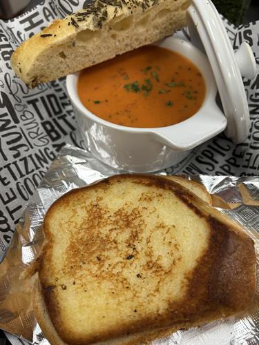 Grilled Cheese and Tomato Soup (Seasonal)