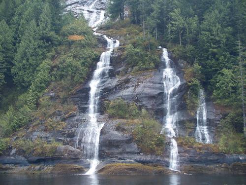 Waterfalls - Ketchikan Alaska Misty Fjords
