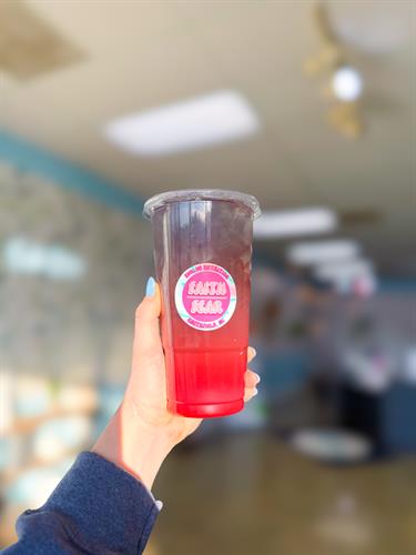 Our best selling Mega Tea - JoCo Juice (watermelon, pink starburst, cotton candy & blue raspberry)