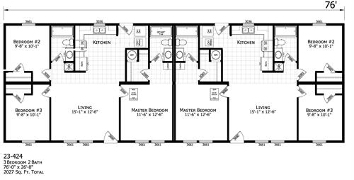 Modular Duplex by Champion Home Builders