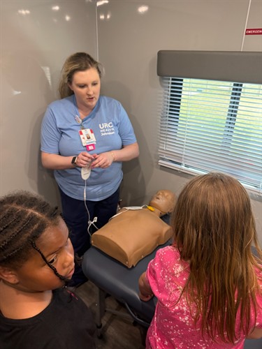 UNC Health Moblie Bus CPR Demo