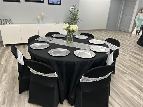 60" Round Tables Available for Your Next Event!
