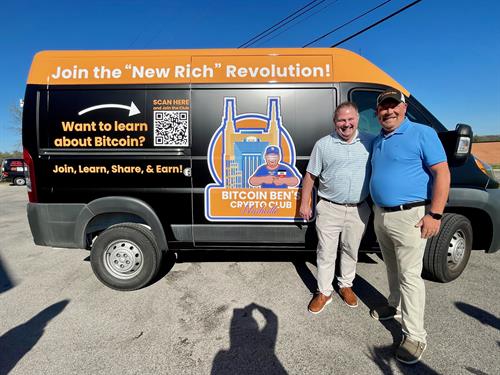 "Bitcoin" Ben Semchee and Todd Gatewood with the NEW Club Van! 