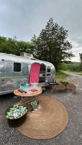 Our Vintage Airstream at a Non-Profit Event