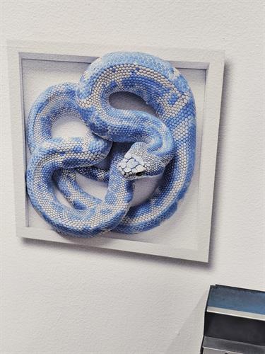 Our First Wall Print. Lovingly named Jake the Snake
