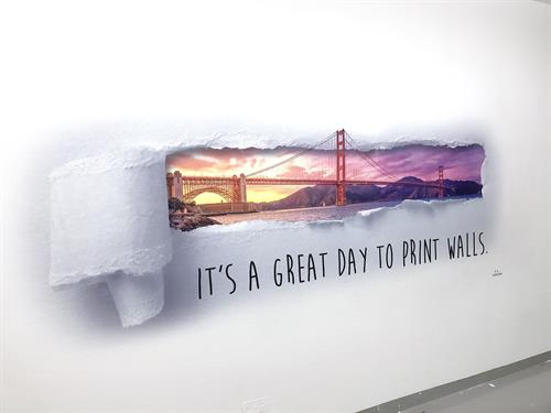 It's a great day to print on walls