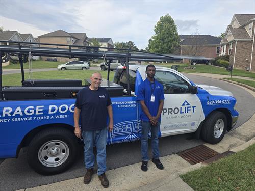 Meet the ProLift Garage Doors of Brentwood team, your trusted, veteran-owned experts serving Middle Tennessee 7 days a week.