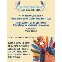 GamesGiving at Gamers Sanctum