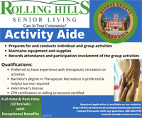 Monroe County & Rolling Hills Senior Living Community