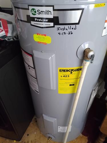Water Heater Replacement 