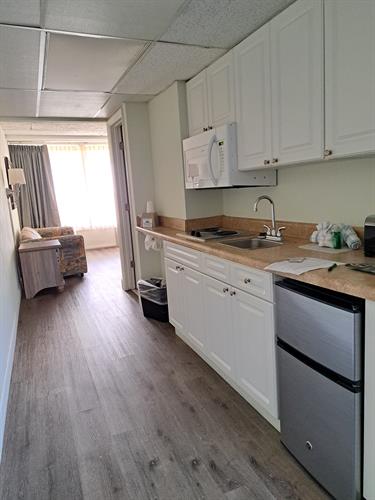 KITCHEN AREA OF SUITE