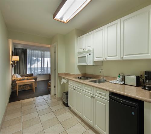 KITCHEN AREA OF SUITE