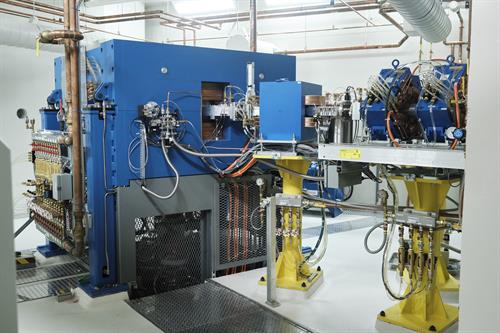 TR 24 cyclotron to produce radioactive isotopes for medical imaging