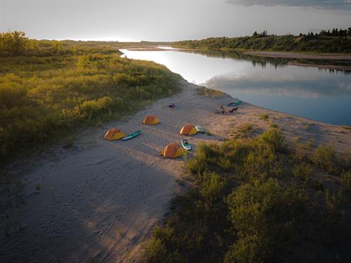 Overnight Stand-up Paddleboard Camping