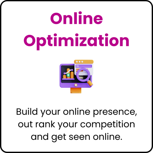 Stand out and increase conversion online with our Online Optimization Services.