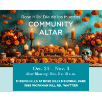 Día de los Muertos Community Altar