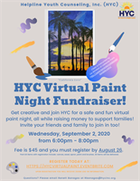 HYC Virtual Paint Night Fundraiser