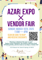 Azar Event Center Expo x Vendor Fair