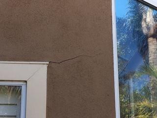Cracks: Telltale sign your foundation is sinking. Cracks: Telltale sign your foundation is sinking.