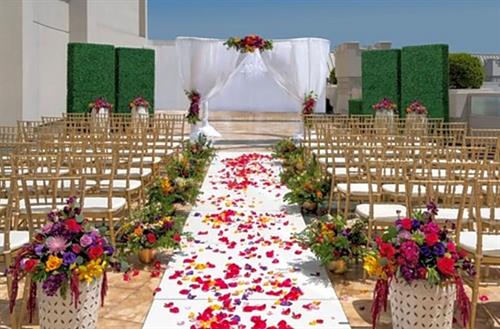 Terrace Outdoor Wedding Ceremony