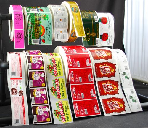 Roll Labels for Food and Beverage Products