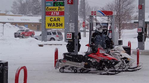 We're here for you, all seasons & all reasons! Located off of Snowmobile Trail 31! Premium Gas, Non Ethanol & convenient Pay at the Pump option! 