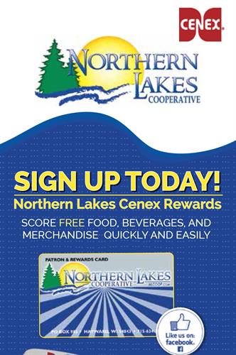 Sign up today! Triple Customer Rewards! Check in-store for more information about our Cenex Loyalty Points, 1% Patron Rewards and Cooperative Patronage! 