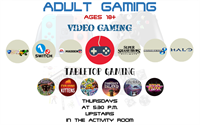 ADULT GAMING @ GALLATIN LIBRARY (AGES 18+)