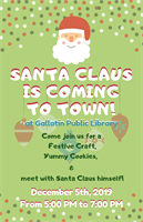 Santa Claus is Coming to Town!