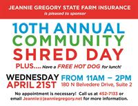 10th Annual Community Shred Day