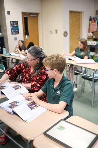 Small class sizes foster strong relationships with students and peers.