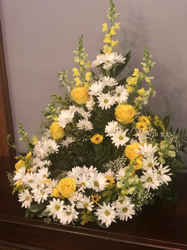 precious floral tribute
