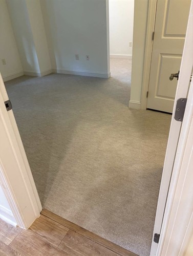 Customer bedroom carpet