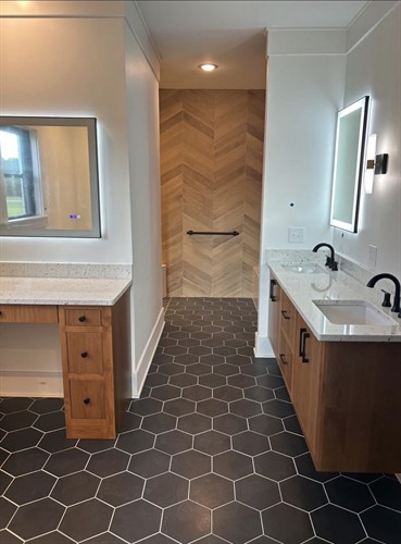 Customer Master Bathroom tile