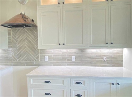 Customer Kitchen Tile
