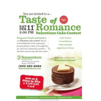Taste of Romance Valentine's Cake Contest