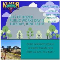 Public Works Day at Keizer Rapid's Park