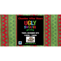Chamber After Hours: Ugly Christmas Sweater Party hosted by AJ's Hideaway Bar & Grill