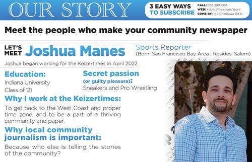 Our Story - Joshua Manes