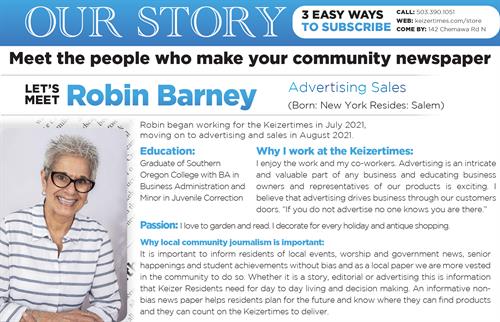 Our Story - Robin Barney