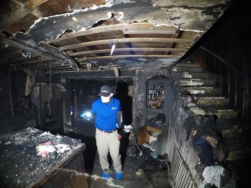 Fire Damage in Home