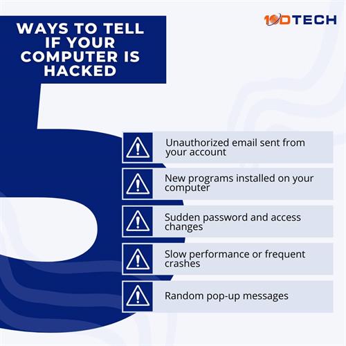 5 ways to tell if your computer is hacked